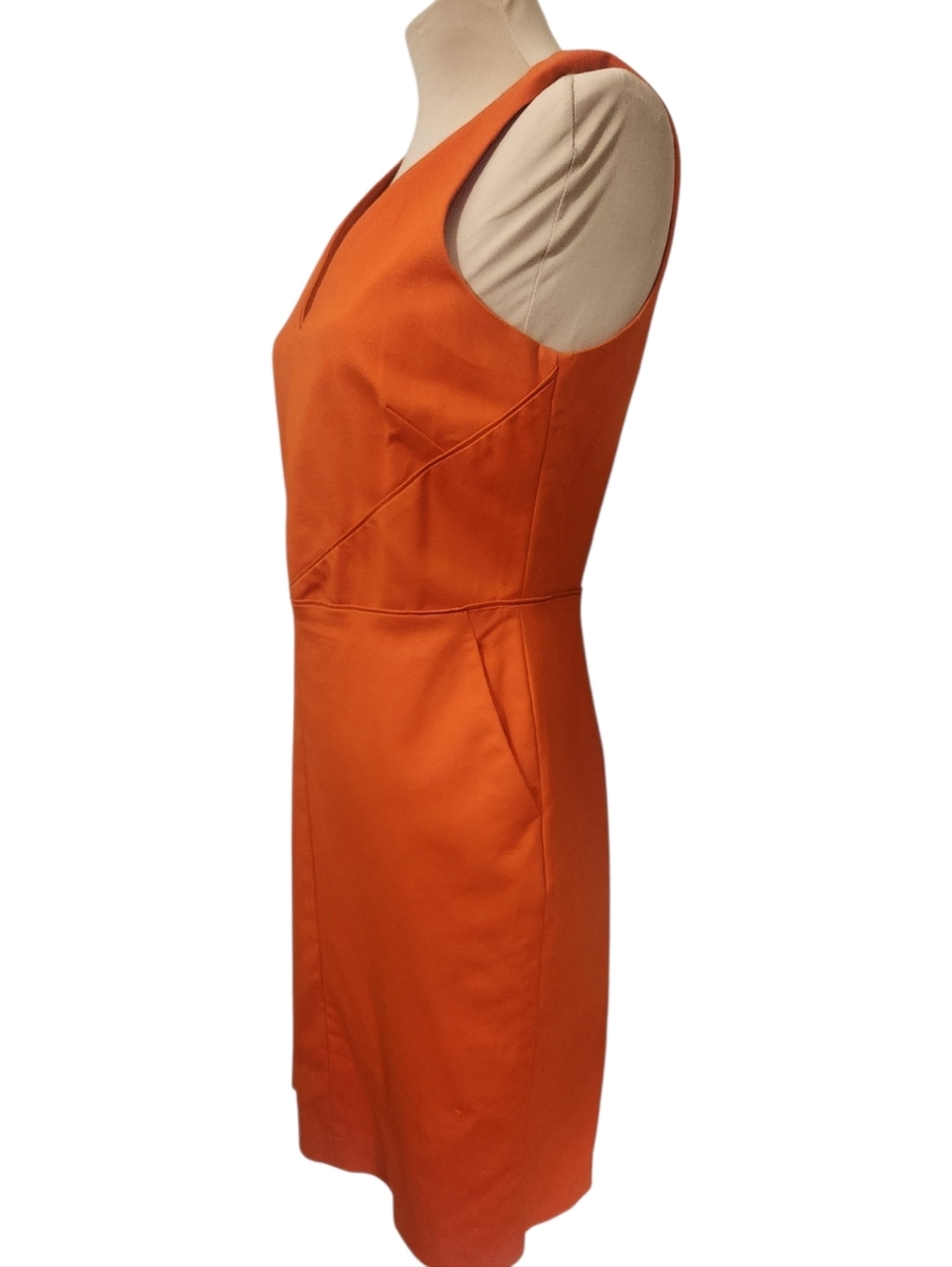 BANANA REPUBLIC Sleeveless Cotton Sheath Dress - Size 6 - Picture 8 of 15